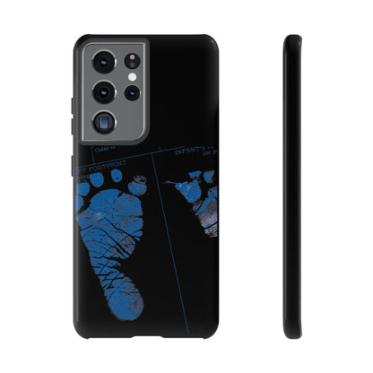 Protective Phone Case – Mom’s Little Blue Footprints