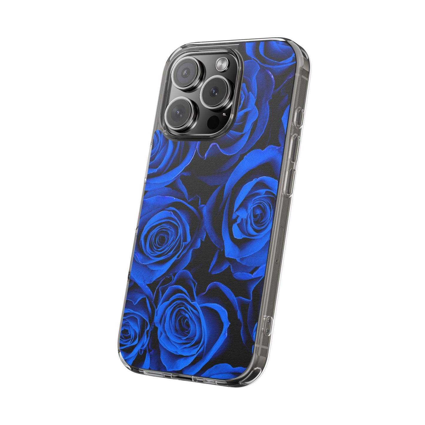 Clear Phone Case – Midnight Bloom