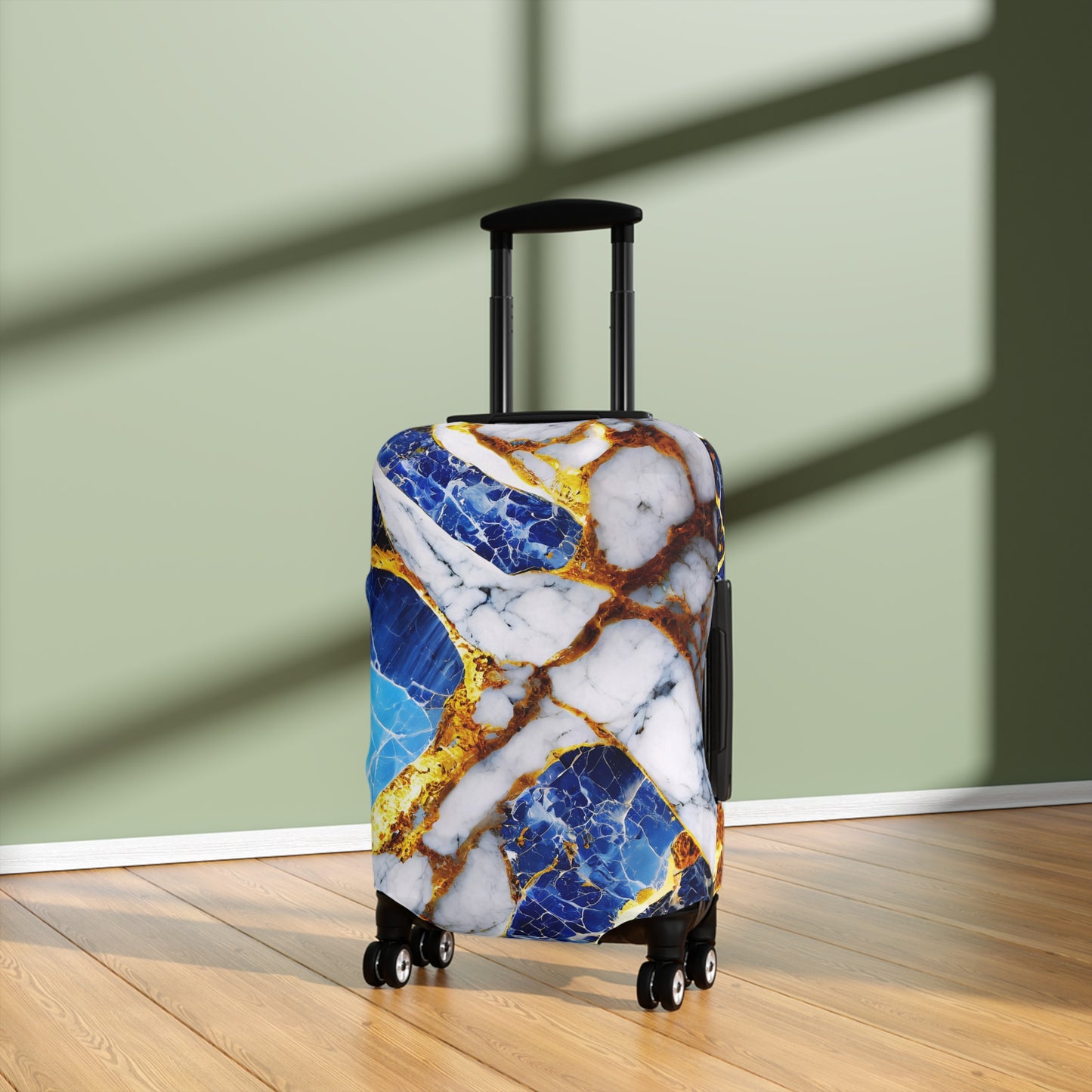 Luggage Cover – Sapphire Vein