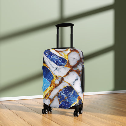 Luggage Cover – Sapphire Vein