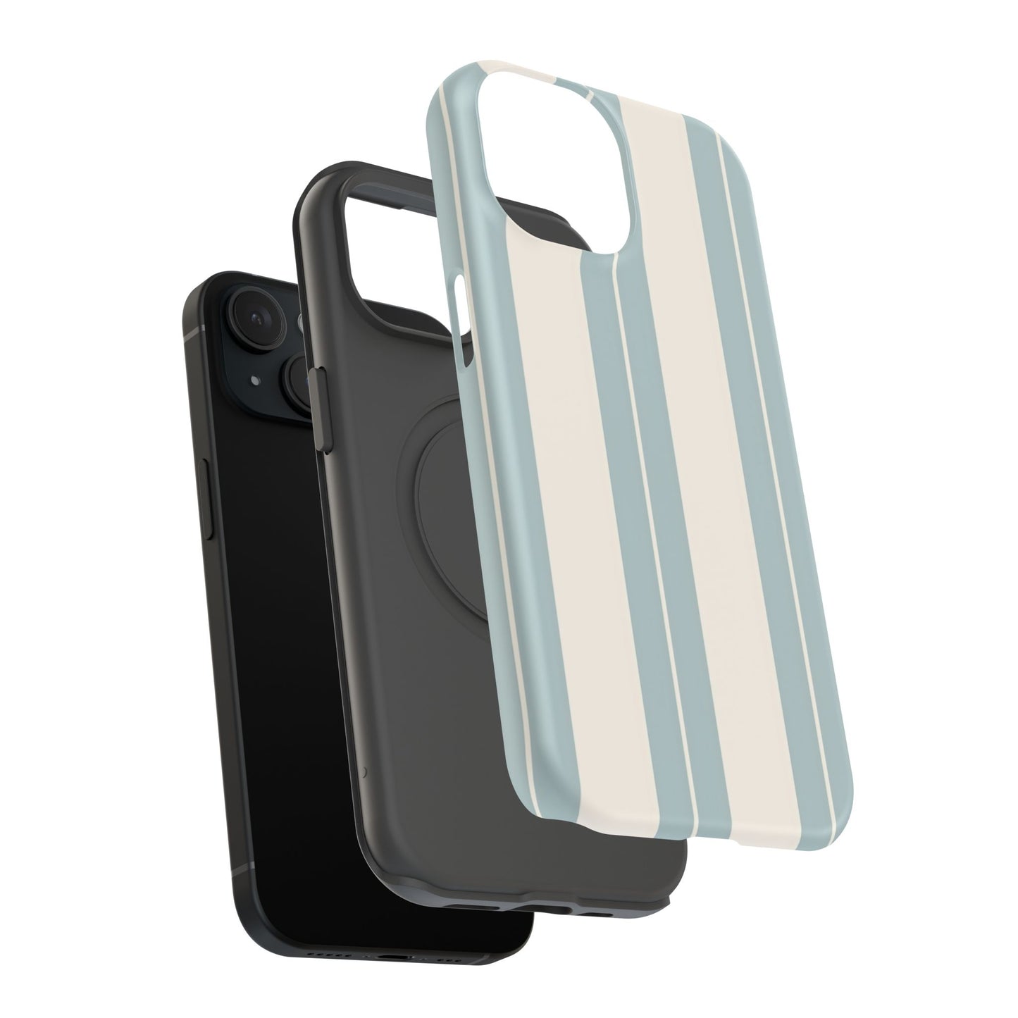 Impact-Resistant Phone Case – Coastal Stripe