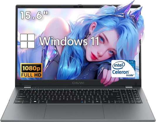 Herobook plus 15.6" Laptop,256Gb SSD 8G Ram,Windows 11 Bussiness Notebook Computer Pc,Intel Celeron N4020 Processor,1920X1080
