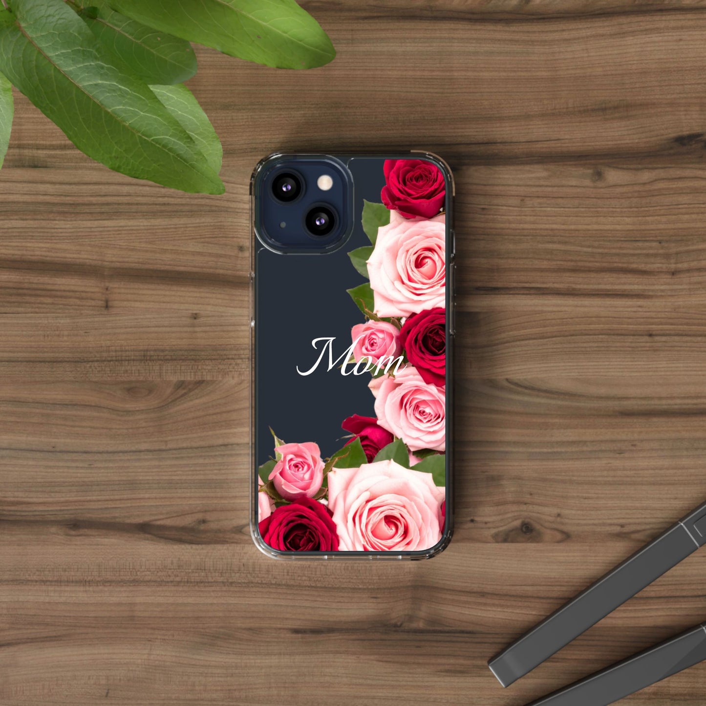 Clear Phone Case – Mom’s Rose Bouquet