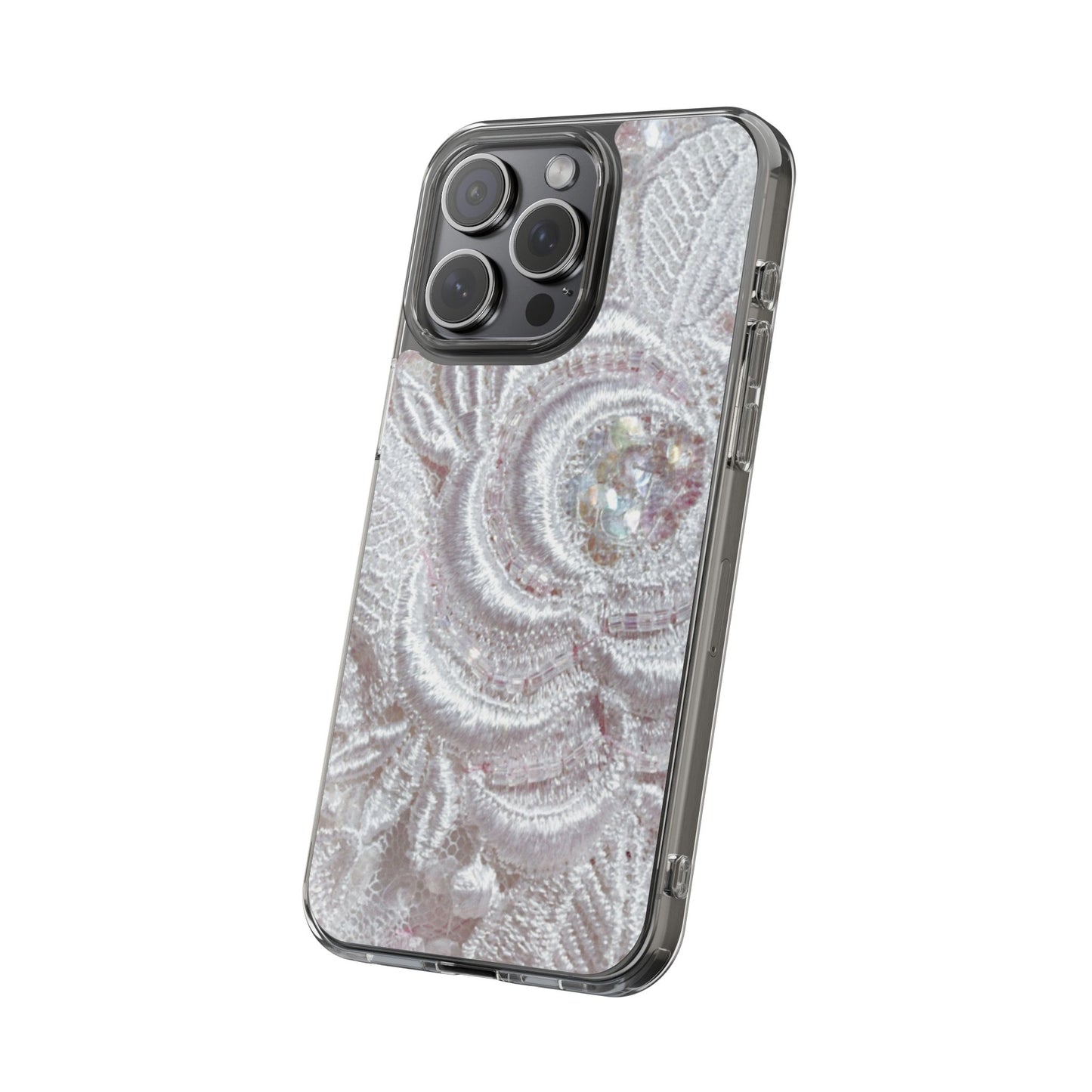 Clear Phone Case – Lace Veil