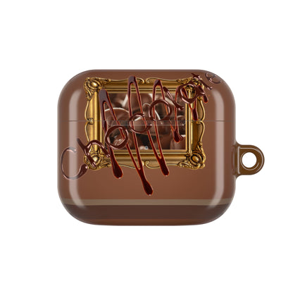 Wireless Earbud Case Cover – Chocolate Truffle
