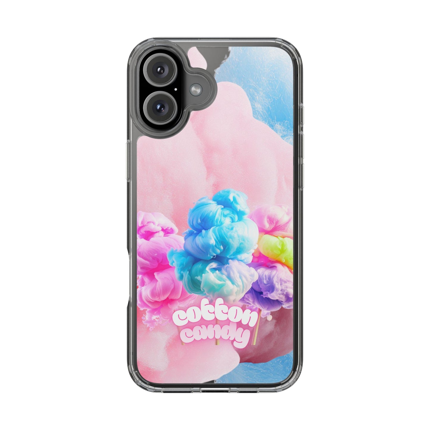 Clear Phone Case – Cotton Candy Dream