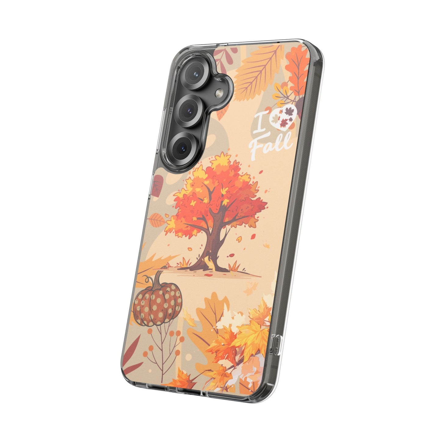 Clear Phone Case – Fall in Love