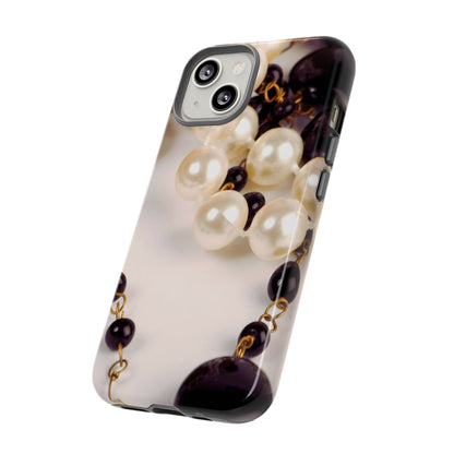 Protective Phone Case – Noir Pearl