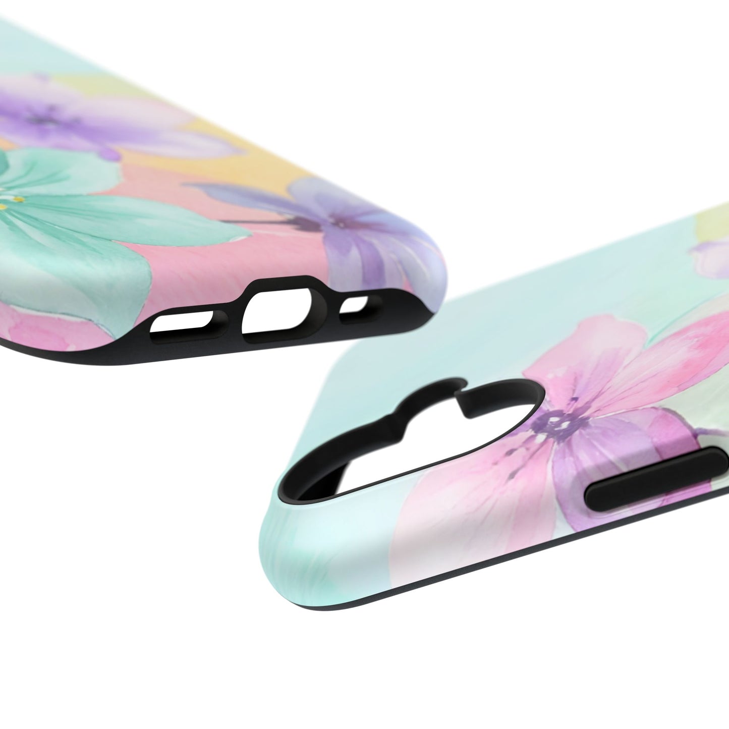 Impact-Resistant Phone Case – Water Petal