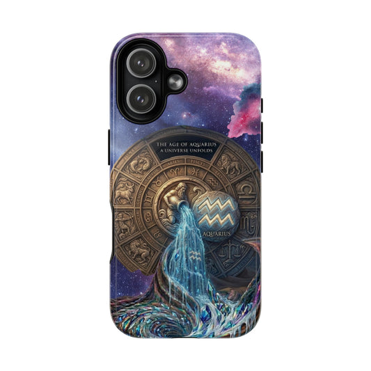 Protective Magnetic Phone Case – Aquarius Rising