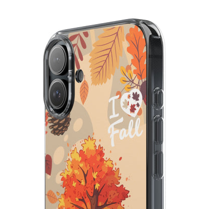 Clear Phone Case – Fall in Love
