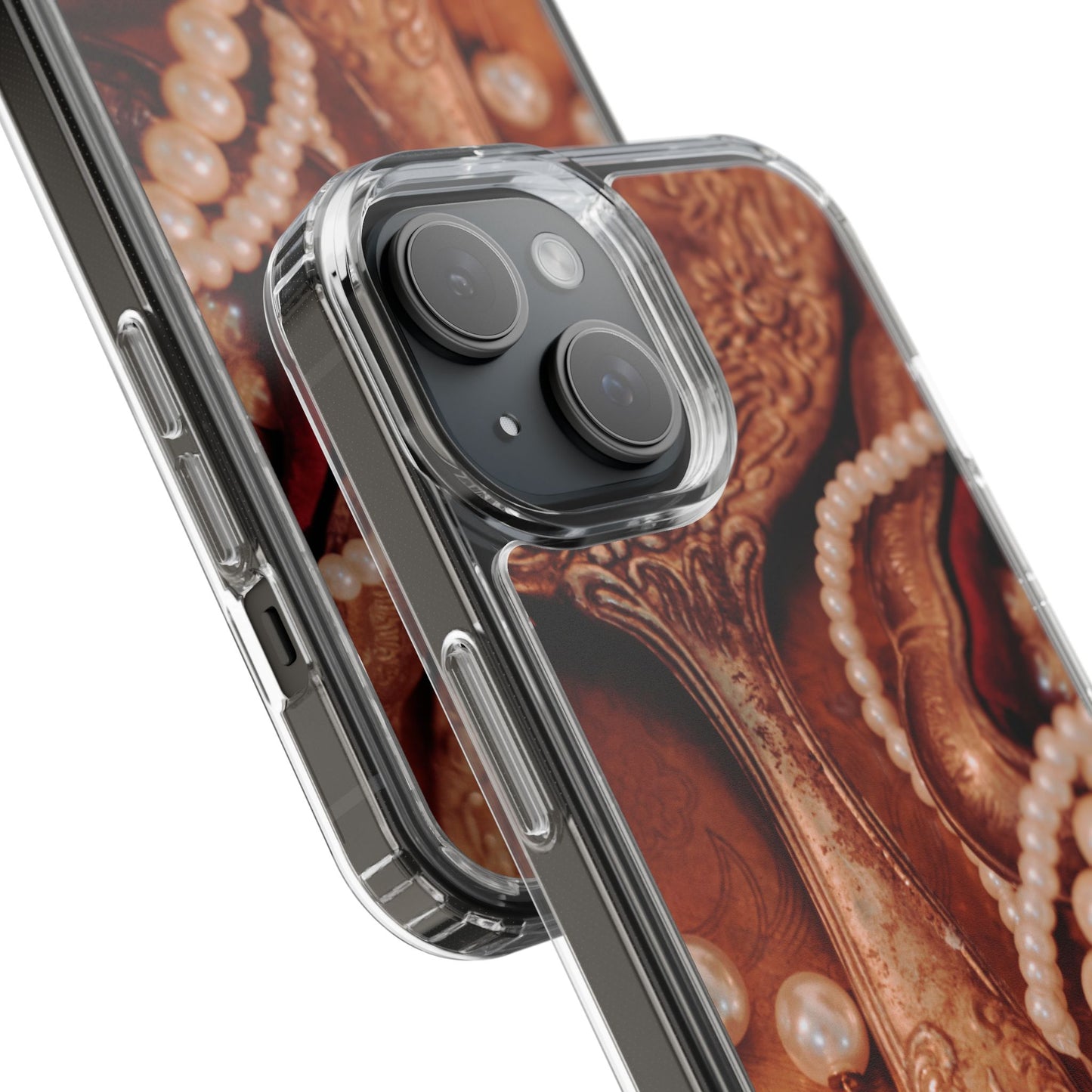Clear Phone Case – Bronze Vanity