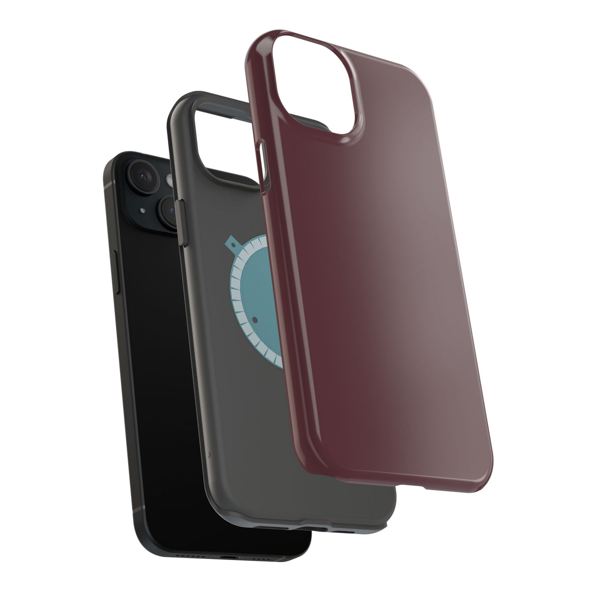 Wireless-Charging Compatible Case – Mulled Wine – Compatible with iPhone 13–17 & Samsung Galaxy S25–S26 Series