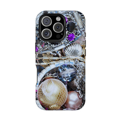 Impact-Resistant Phone Case – Chrome Jewel