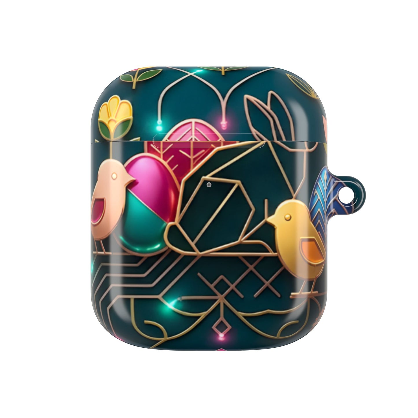 Earbud Case Cover – Jeweled Garden