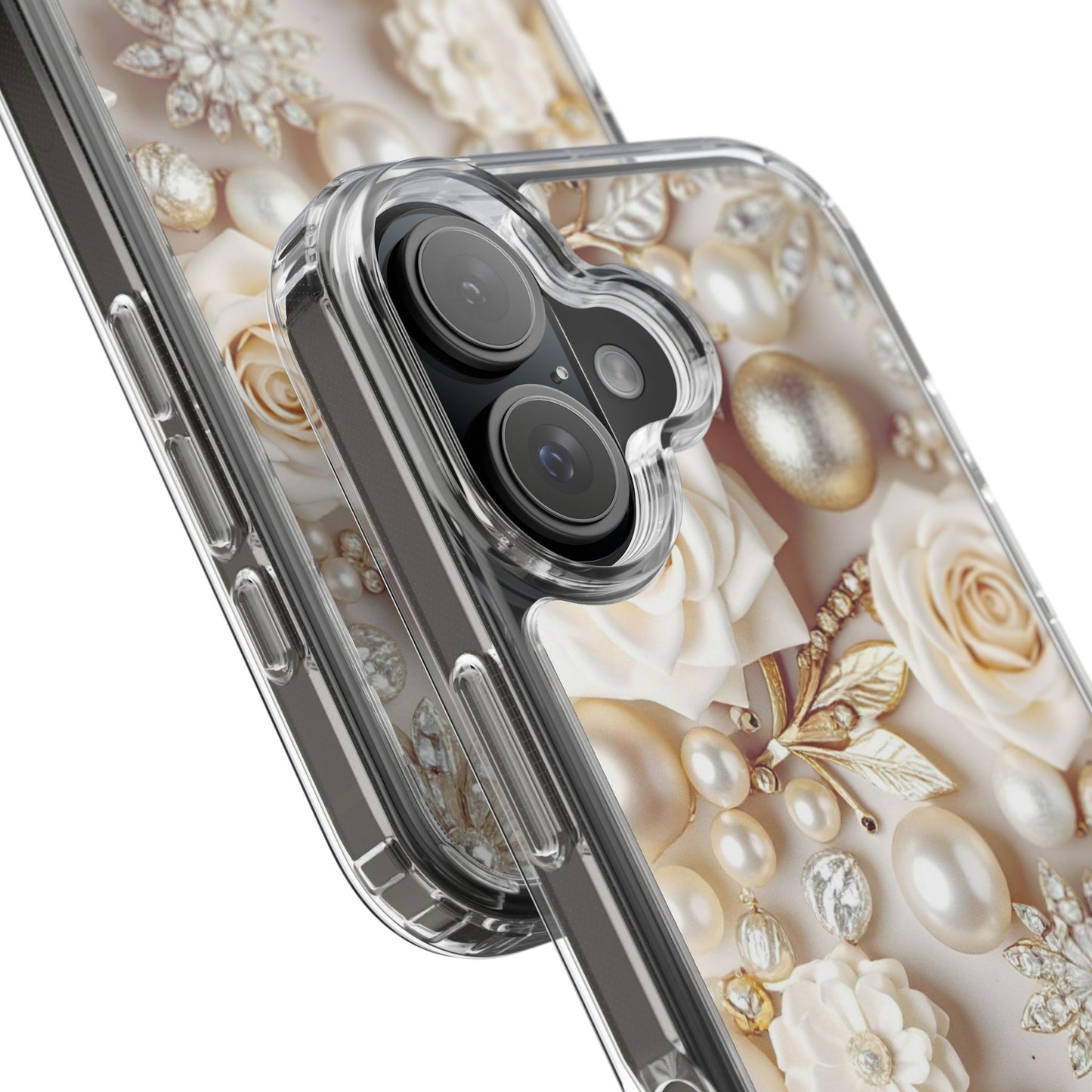 Clear Phone Case – Ivory Opulence