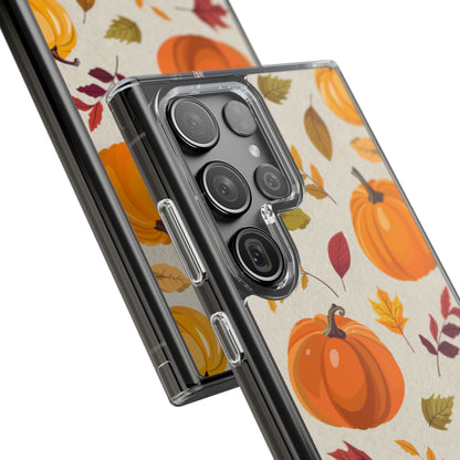 Clear Phone Case – Falling for Pumpkin