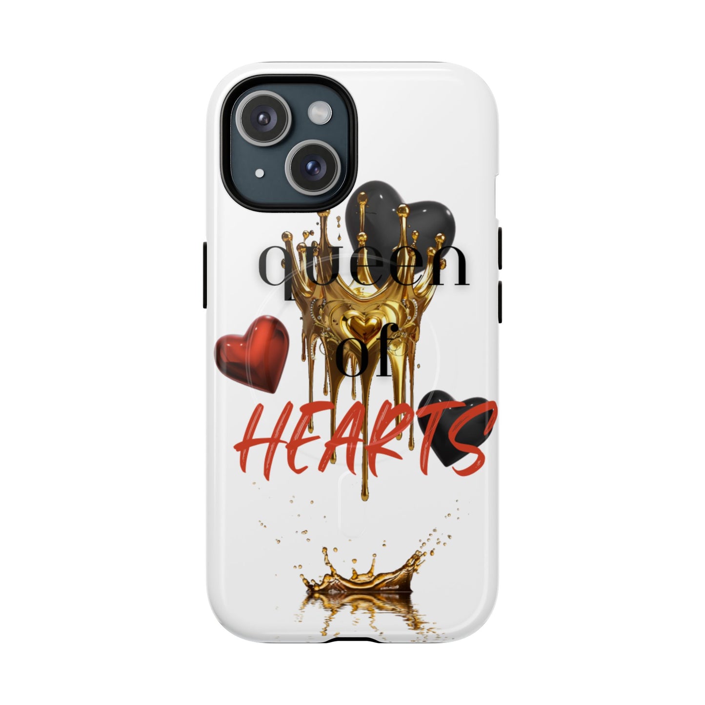 Protective Magnetic Phone Case – Queen of Hearts