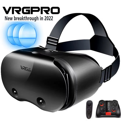 Vrgpro X7 3D Helmet VR Glasses 3D Glasses Virtual Reality Glasses VR Headset for Google Cardboard 5-7' Mobile with Original Box