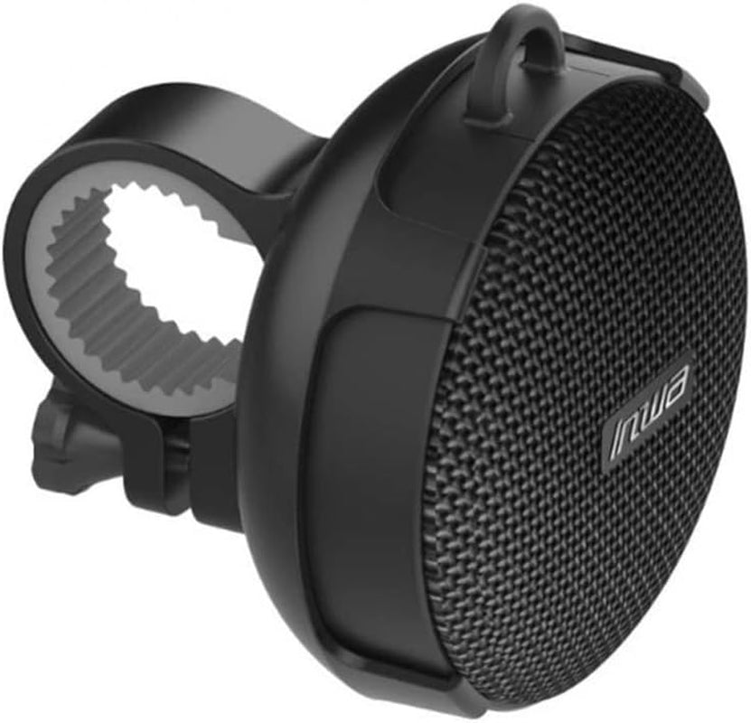 Bluetooth Bicycle Speakers with TF Card Mode, Waterproof Wireless Portable Traveling Bike Speaker, Built in Mic for Bicycle Riding, Showering, Hiking, Pool, Beach, Golfing(Black)