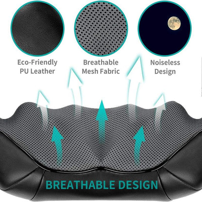 Nekteck Shiatsu Massager: Deep Muscle Pain Relief with Heat