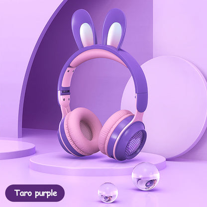 Bunny Ear Wireless Headphones – Bluetooth Over‑Ear Stereo