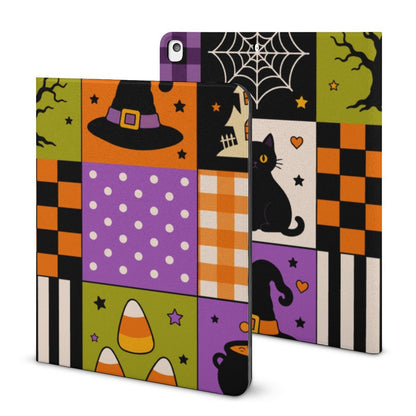 Book Style Tablet Case – Spooky Patchwork