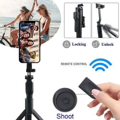 68" Professional Cell Phone Holder + Camera Tripod Stand Remote Selfie Stick US