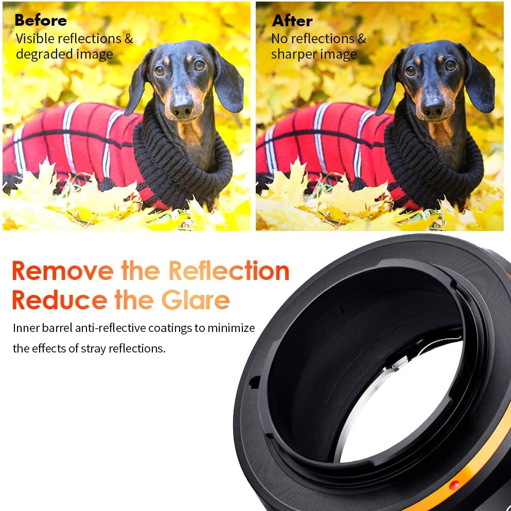 Lens Mount Adapter for AI/F Mount Lens to Fujifilm X Series Mirrorless FX Mount Camera Adapter with Matting Varnish Design for Fuji XT2 XT20 XE3 XT1 X-T2