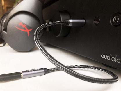 Topseries 6.35Mm (1/4 Inch) to 3.5Mm (1/8 Inch) Headphone Jack Adapter, 1/8 (Female) to 1/4 (Male) Extension Cable, 3.5 to 6.35 Audio Cable for Mixer Guitar Piano Amplifier Speaker and More