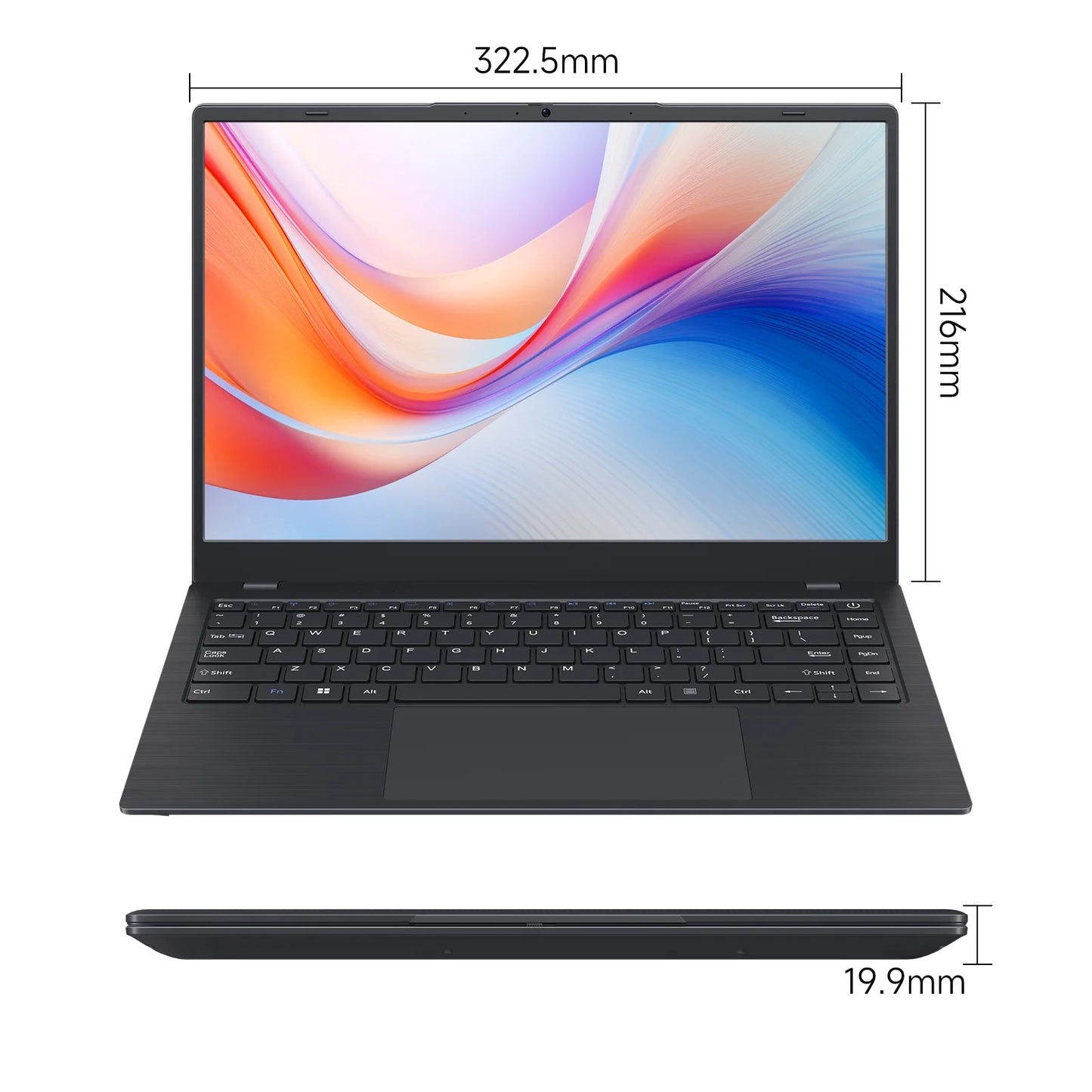 14 Inch Windows 11 Laptops New Intel Celeron N4020 up to 2.6Ghz 8GB RAM 256GB ROM Netbook Laptop Computer for Beginner, Student, Business