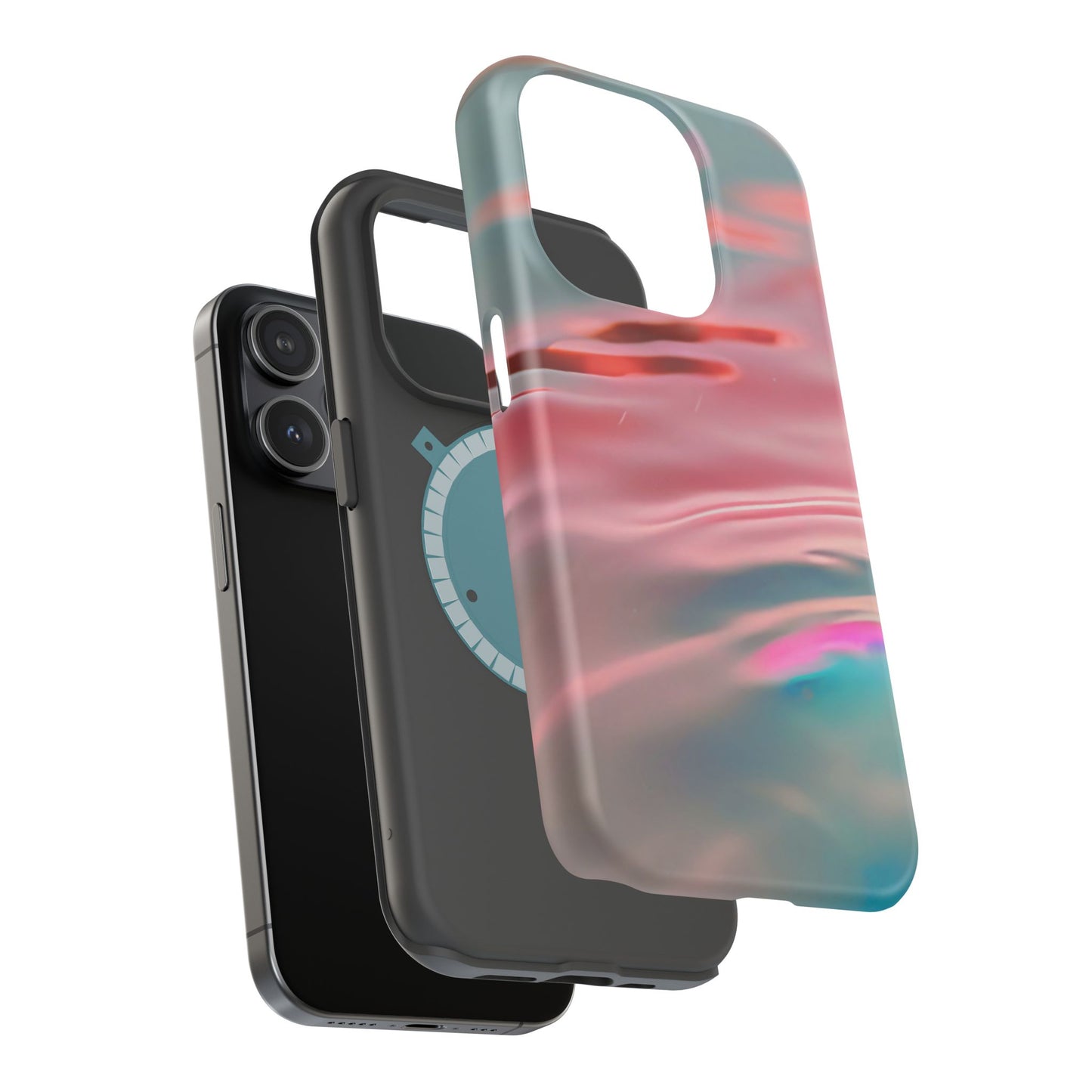 Wireless-Charging Compatible Case – Liquid Sunset