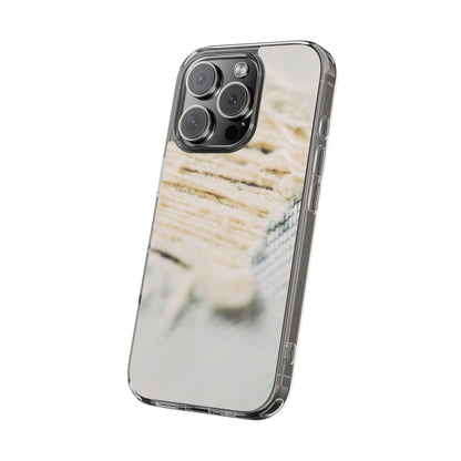 Clear Phone Case – Woven Warmth
