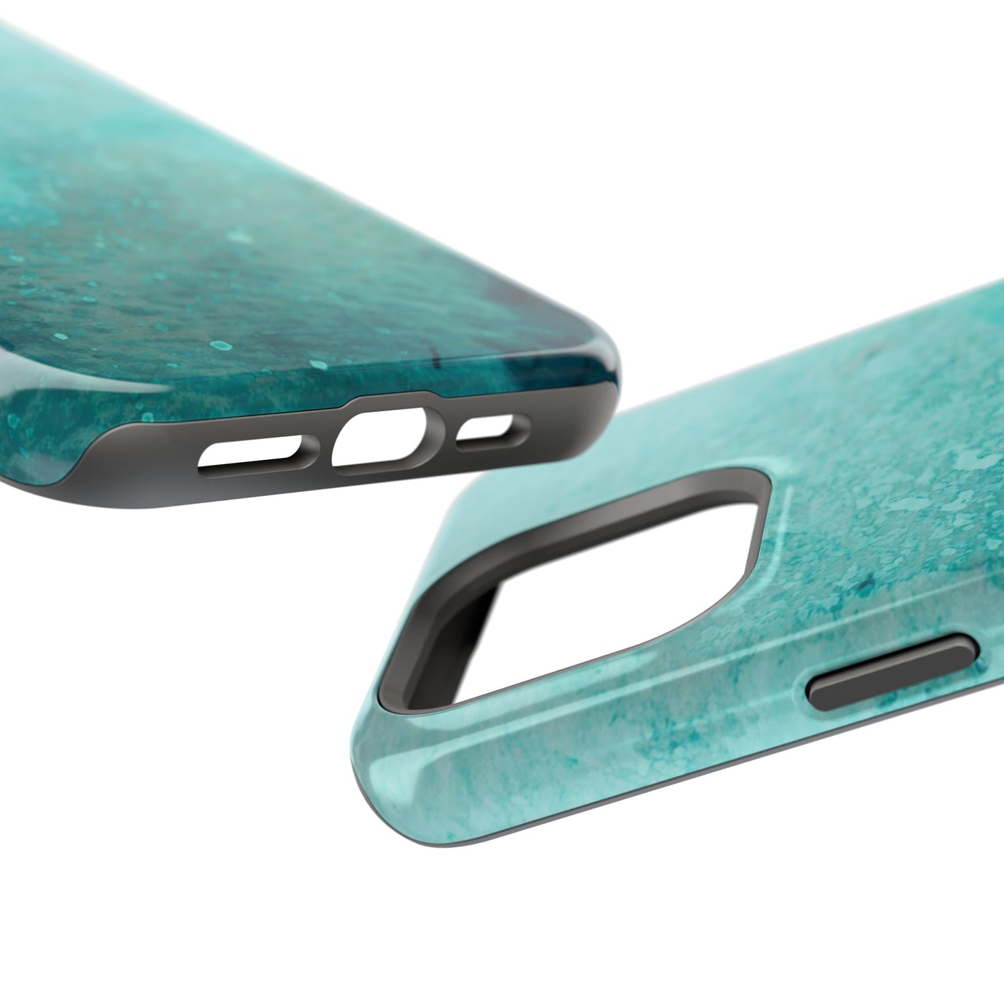 Wireless-Charging Compatible Case – Sea Glass