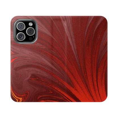 Flip Case – Crimson Current
