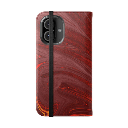 Flip Case – Crimson Current