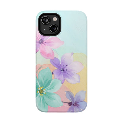 Impact-Resistant Phone Case – Water Petal