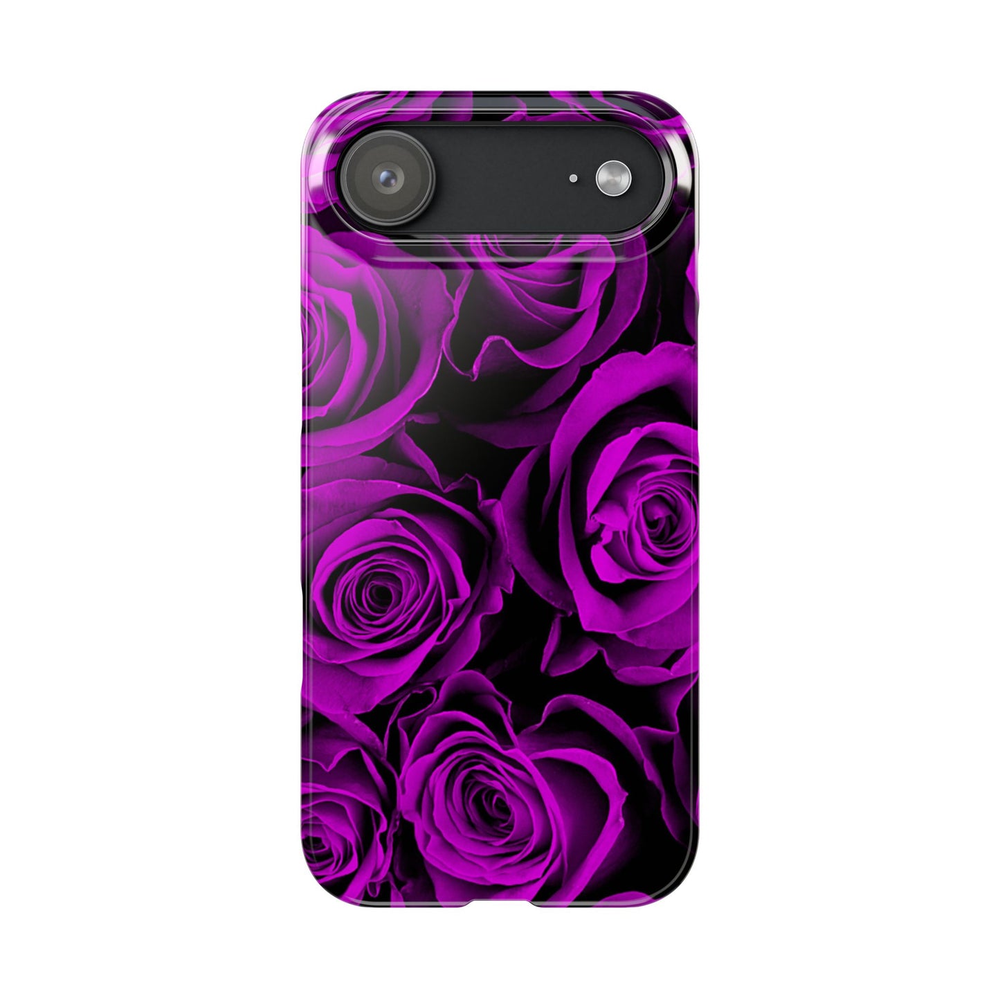 Slim Phone Case – Amethyst Roses