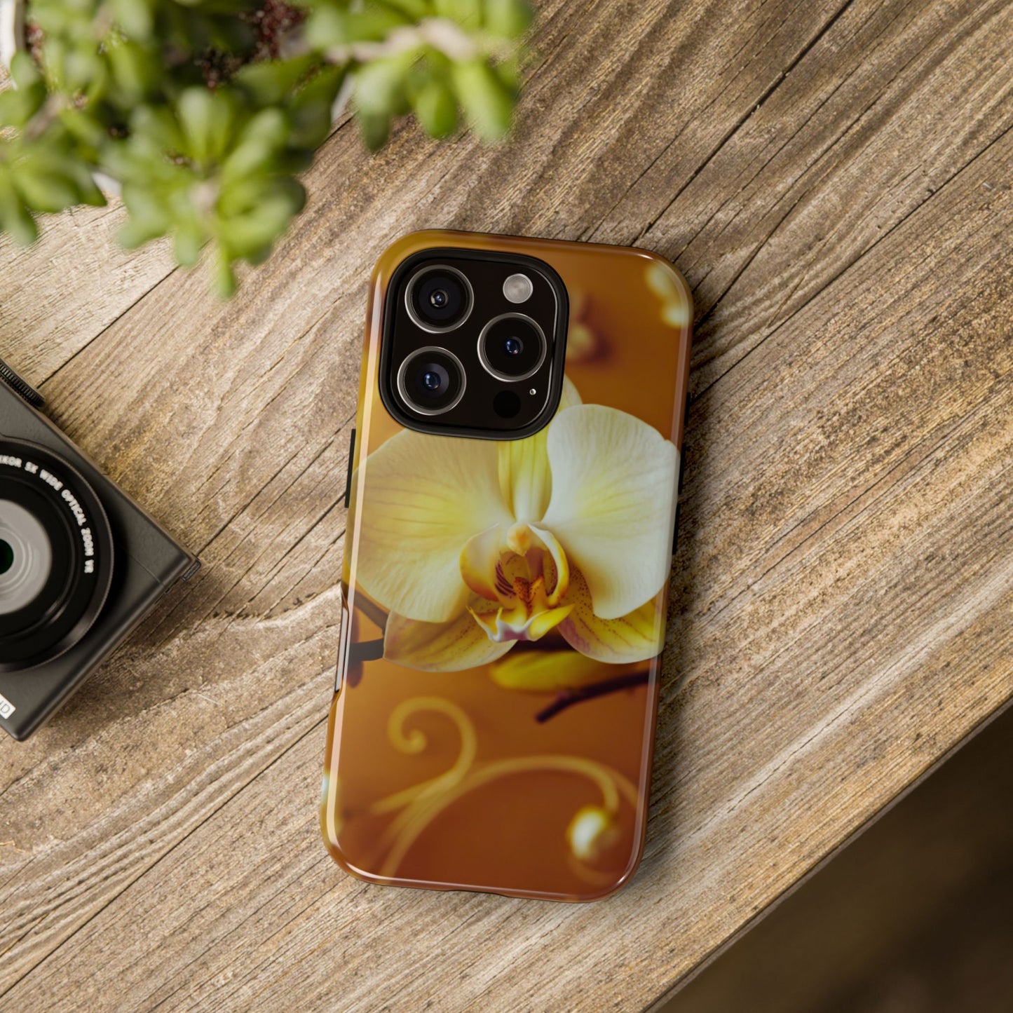 Protective Phone Case – Amber Orchid