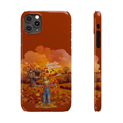 Slim Phone Case – Sweater Weather – Compatible with iPhone 11–17 Series