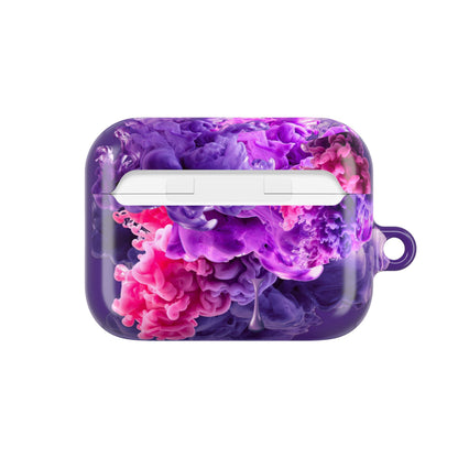 Wireless Earbud Case Cover – Purple Haze Lips