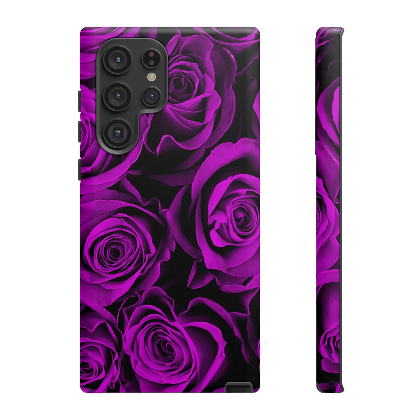 Protective Phone Case – Amethyst Roses