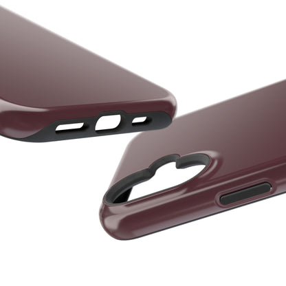 Wireless-Charging Compatible Case – Mulled Wine – Compatible with iPhone 13–17 & Samsung Galaxy S25–S26 Series