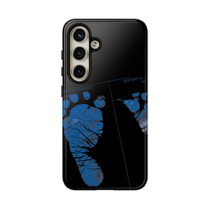 Protective Phone Case – Mom’s Little Blue Footprints