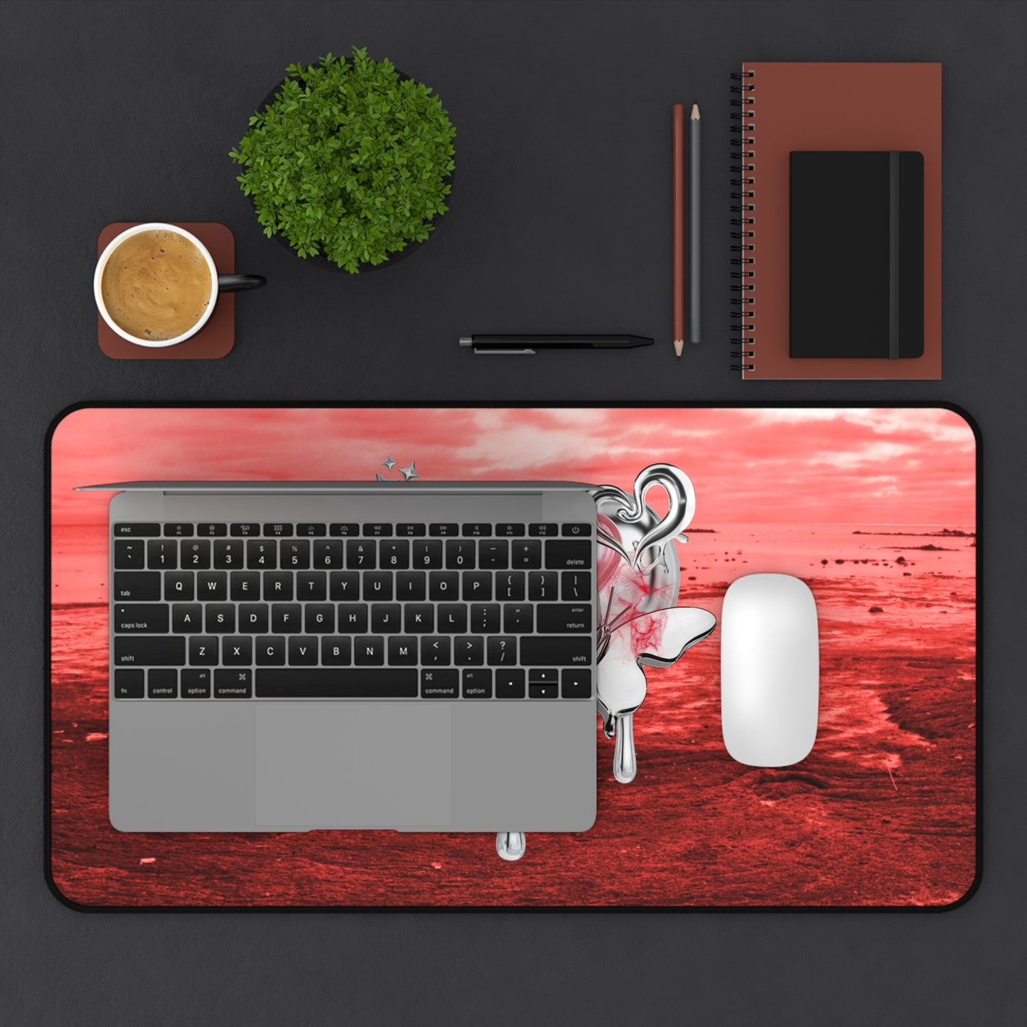 Neoprene Desk Mat – Chrome Love