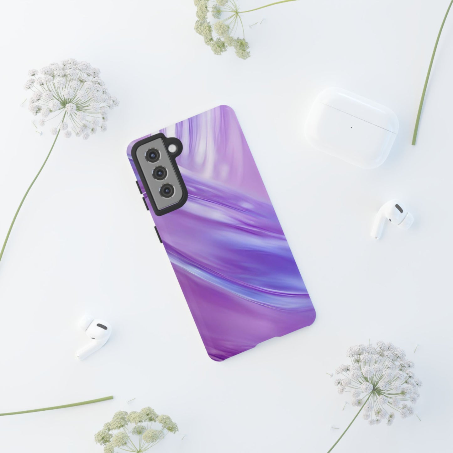Protective Phone Case – Lavender Wave