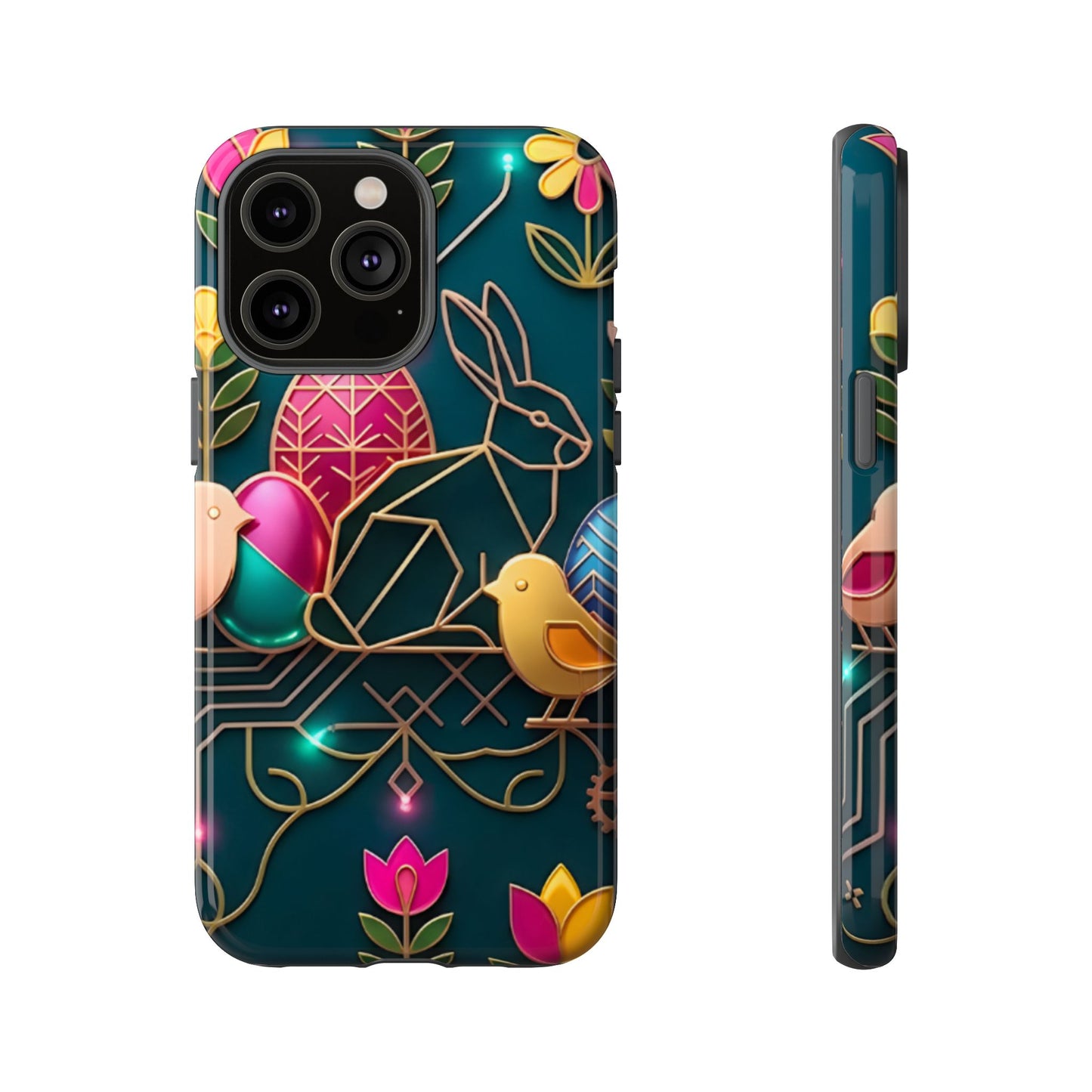 Protective Phone Case – Jeweled Garden