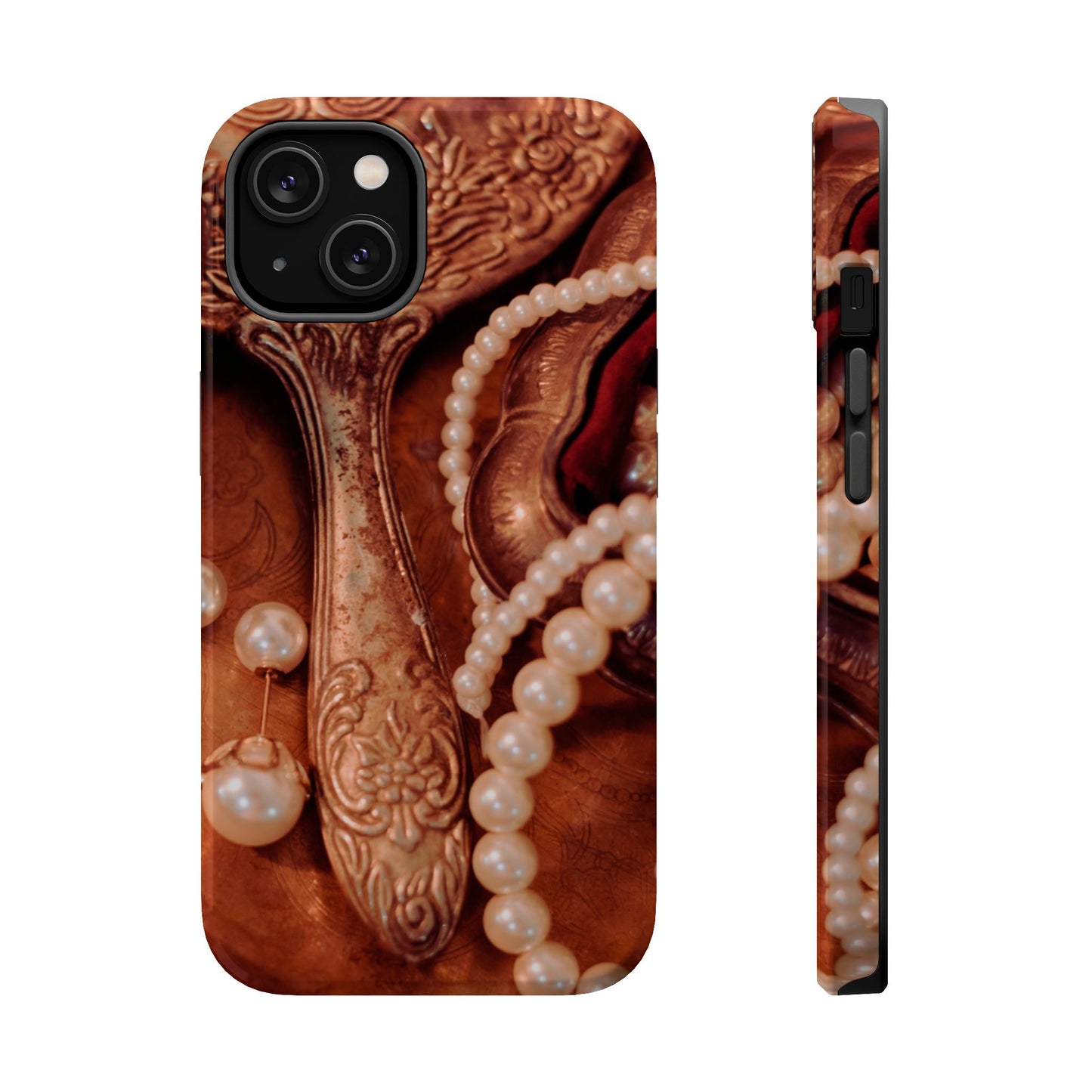 Wireless-Charging Compatible Case – Bronze Vanity
