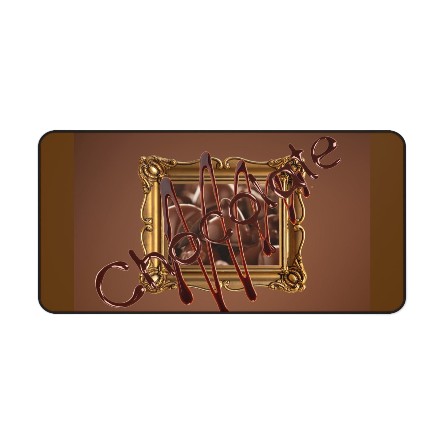 Neoprene Desk Mat – Chocolate Truffle