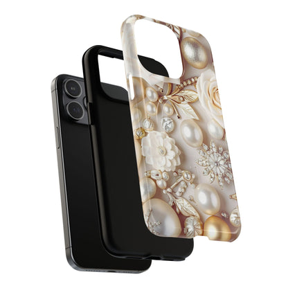 Protective Magnetic Phone Case – Ivory Opulence